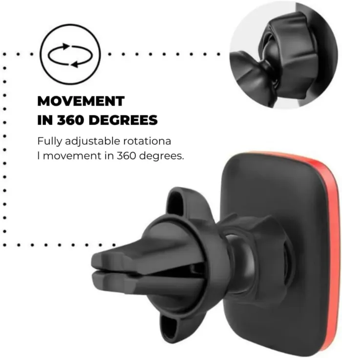 Tank Car, Wider Clamp & Metal Hook Phone Mount for Car Vent [Thick Cases Friendly] Car Phone Holder Hands Free Cradle Air Vent for iPhone Smartphone - Image 3