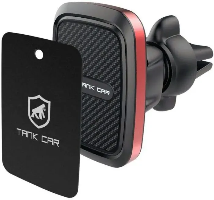 Tank Car, Wider Clamp & Metal Hook Phone Mount for Car Vent [Thick Cases Friendly] Car Phone Holder Hands Free Cradle Air Vent for iPhone Smartphone - Image 5