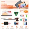 ALLDOCUBE Android 15 Tablet, 8.7" iPlay 60 Mini Tab, 90Hz Reflex, 400Nits, Octa-Core CPU, Widewine L1, Dual Speakers, 4000mAh, 4G LTE+2.4G/5G WiFi+BT 5.0, GPS, 800×1340HD, 12GB+64GB(512GB TF)