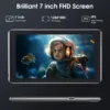 7 inch Tablet, Android 11 Tablet with, 2GB+32GB+1TB (Expand), Quad-Core, BT, Wi-Fi, Educational, Music, Dual Camera