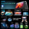 ALLDOCUBE iPlay60 Pad Pro 12.1" Tablet, 2560 * 1600 Resolution 90Hz Reflex, PC Mode, Face Recognition, Android 14 Tablet, 10000mAh, 33W Fast Charging, Widevine L1, 4 Speakers 8MP+16MP, 20GB+128GB+1TB