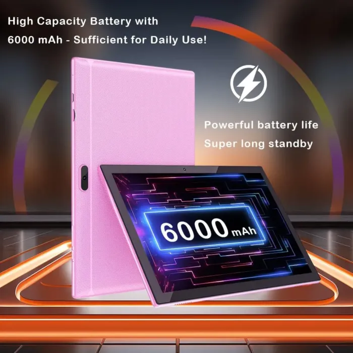 Android 14 Tablet 10 Inch Tablet, DDR4 8GB RAM 64GB Storage Tablets, Support 1TB Expand 2MP+8MP Dual Camera 10 IN Tab, WiFi6 Bluetooth 6000mAh Battery, 1280*800 10.1'' IPS HD Touch Screen Tableta. - Image 8