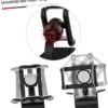 360Degree Car Phone Holder Snap Type Rotation Mobile Phone Bracket for Dashboard Easy Installation Compatible with All Smartphones