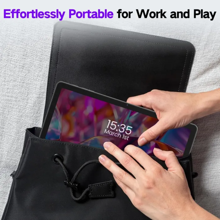 JUNYANG Android 14 Tablet 11 Inch, 256GB ROM+10GB RAM, Octa-Core, WiFi 6, 8000mAh Battery, HD IPS Touchscreen, USB OTG, Dual Camera, Widevine L1, Lightweight Tablet for Entertainment and Work - Image 8