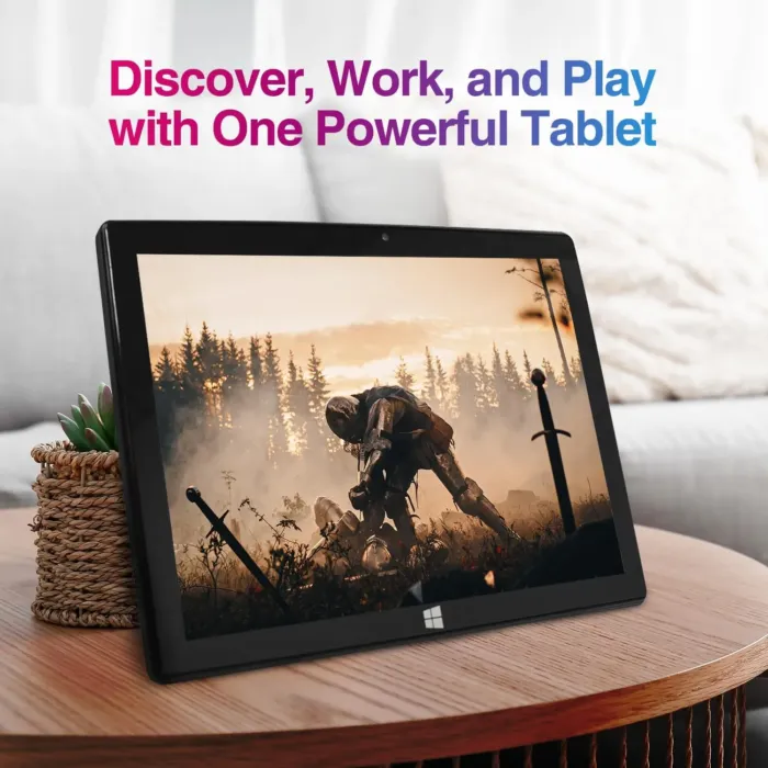 Fusion5 10.1" Windows 11 Tablet PC - FWIN232 Plus Ultra Slim Tablet Computer - 8GB RAM, Full HD 10 Inch Display, 5G WiFi, Quad-Core CPU, USB 3.0, Micro HDMI, Dual Cameras, Bluetooth - Image 7