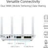ASUS ExpertWiFi EBR63 AX3000 WiFi 6 Business Router - Custom Guest Portal & SDN, Easy Setup & Remote Management, Scalable with ExpertWiFi AIMesh, Free Commercial-Grade Security, VPN, VLAN