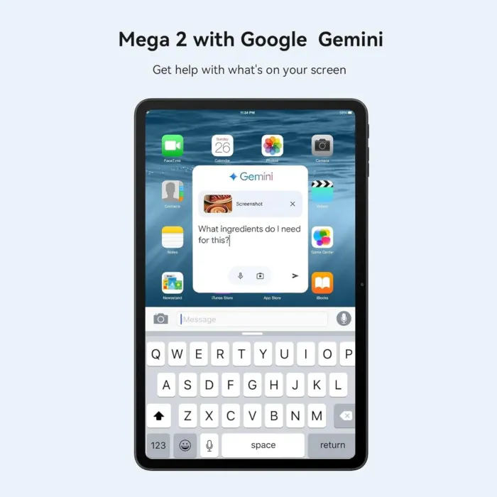 Blackview Android 15 Tablet Mega2 2025, 12 inch Android Tablet with FHD+2K Display, 24GB RAM + 256GB ROM, 9000mAh, Pen &Case, Octa-core Unisoc T615, Widevine L1, Google GMS, Gray - Image 8