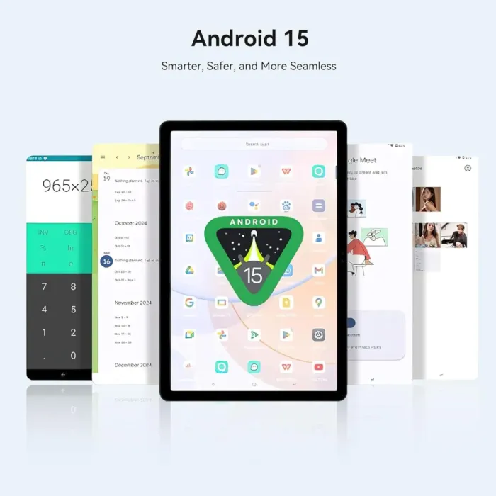 Blackview Android 15 Tablet Mega2 2025, 12 inch Android Tablet with FHD+2K Display, 24GB RAM + 256GB ROM, 9000mAh, Pen &Case, Octa-core Unisoc T615, Widevine L1, Google GMS, Gray - Image 9