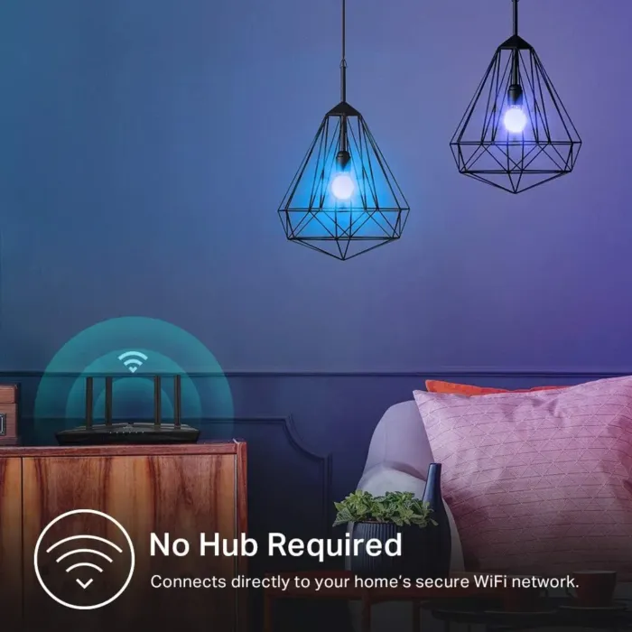 Kasa Smart Light Bulbs, Full Color Changing Dimmable Smart WiFi Bulbs Compatible with Alexa and Google Home, A19, 9W 800 Lumens,2.4Ghz only, No Hub Required, 4 Count (Pack of 1), Multicolor (KL125P4) - Image 9