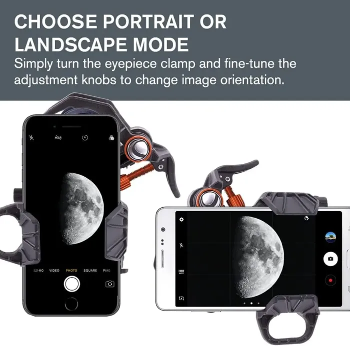Celestron – NexYZ – 3–Axis Universal Smartphone Adapter for Telescope – Digiscoping Smartphone Adapter – Capture Images and Video Through Your Telescope or Spotting Scope - Image 6