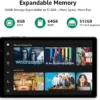 10.1“ Tablet, 2025 Latest Android 14 with Octa-Core Processor, 8GB&64GB Storage(Expand to 512GB), Dual Camera, G-Sensor, WiFi 6&Bth 5, 5000mAh Battery