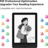 Bigme ePaper Tablet eBook Reader 32GB 6 Inch Black and White Display, Brightness Adjustment,Page Turn Button