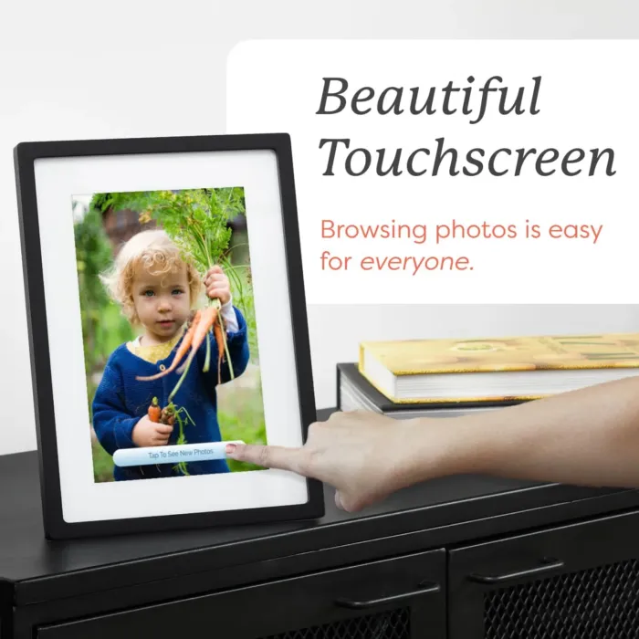Skylight Frame – WiFi Digital Picture Frame Customer Support, Touch Screen Digital Photo Frame with Easy Setup, Photo Gifts for Parents and Grandparents - 10 Inch Black - Image 6