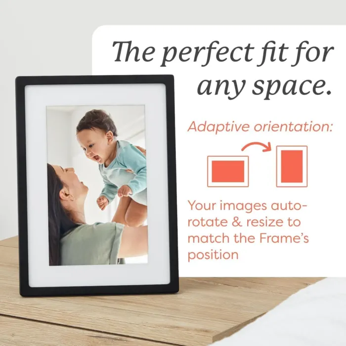 Skylight Frame – WiFi Digital Picture Frame Customer Support, Touch Screen Digital Photo Frame with Easy Setup, Photo Gifts for Parents and Grandparents - 10 Inch Black - Image 7