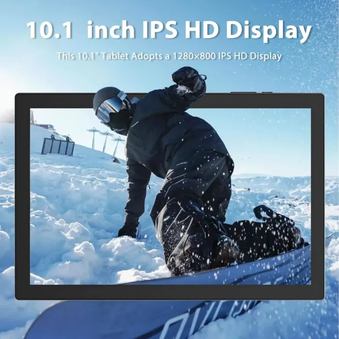 10.1 inch Tablet, Andaroid 14 tablet, 6GB RAM 32GB ROM 1TB Expand, Quad Core Processor, 2MP+8MP Dual Camera, Bluetooth, WiFi 6, 6000mAh Battery, IPS High Definition Screen, Powerful Tablet. - Image 4