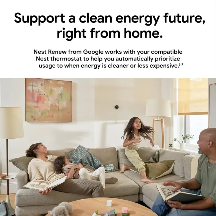 Google Nest Learning Thermostat - 3rd Gen (2015) - Programmable Smart Thermostat for Home - Works with Alexa - Stainless Steel - Image 5
