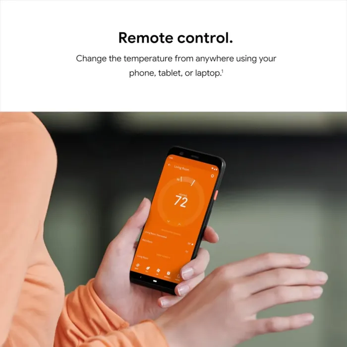 Google Nest Learning Thermostat - 3rd Gen (2015) - Programmable Smart Thermostat for Home - Works with Alexa - Stainless Steel - Image 8
