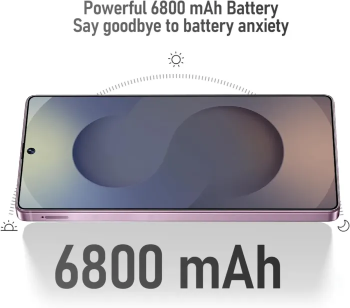 Unlocked Android Phone, X25 Ultra 5G Smartphone, 8+256GB+128GB Android Cell Phone, 6800 mAh Battery, 48MP+108MP Camera, 6.9" LCD Display, Dual SIM, US Version (Glam Pink) - Image 5
