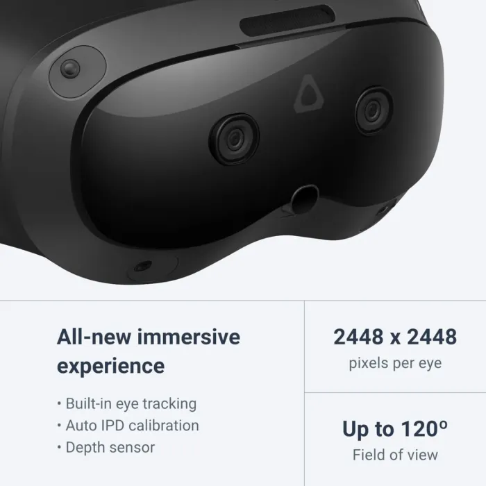 HTC Vive Focus Vision — Mixed Reality and PC VR Headset + Controllers — Consumer Edition - Image 6