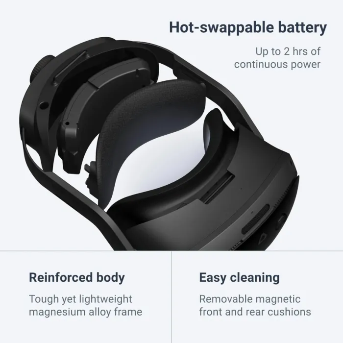 HTC Vive Focus Vision — Mixed Reality and PC VR Headset + Controllers — Consumer Edition - Image 7