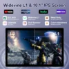2025 Android 14 Tablet 22GB RAM 128GB ROM 1TB Expand, 10.1 inch 8000mAh Octa-Core Tablet with Keyboard & Mouse, HD IPS Display, 5G Wi-Fi, Bluetooth 5.0, GPS, Widevine L1, Split Screen -Metal Black