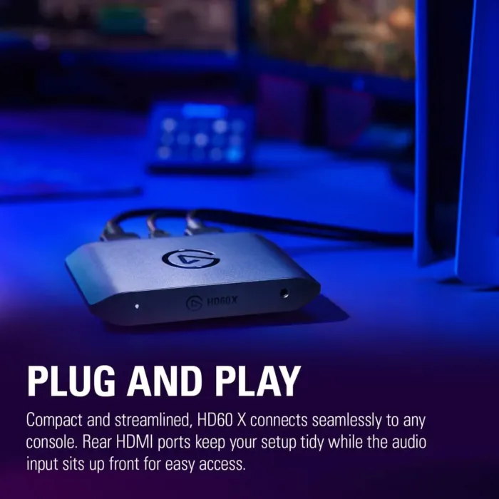 Elgato HD60 X - Stream and Record in 1080p60 HDR10 or 4K30 with Ultra-low Latency on PS5/Pro, PS4/Pro, Xbox Series X/S, Xbox One X/S, in OBS and More, Works with PC and Mac - Image 8