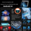 10 Inch Android Tablet, 12GB RAM 128GB Storage (Expandable to 1TB), 5G WiFi, 8000mAh Long Battery Life, Octa-Core Processor, Dual Camera (5MP+8MP), Face Unlock, Black