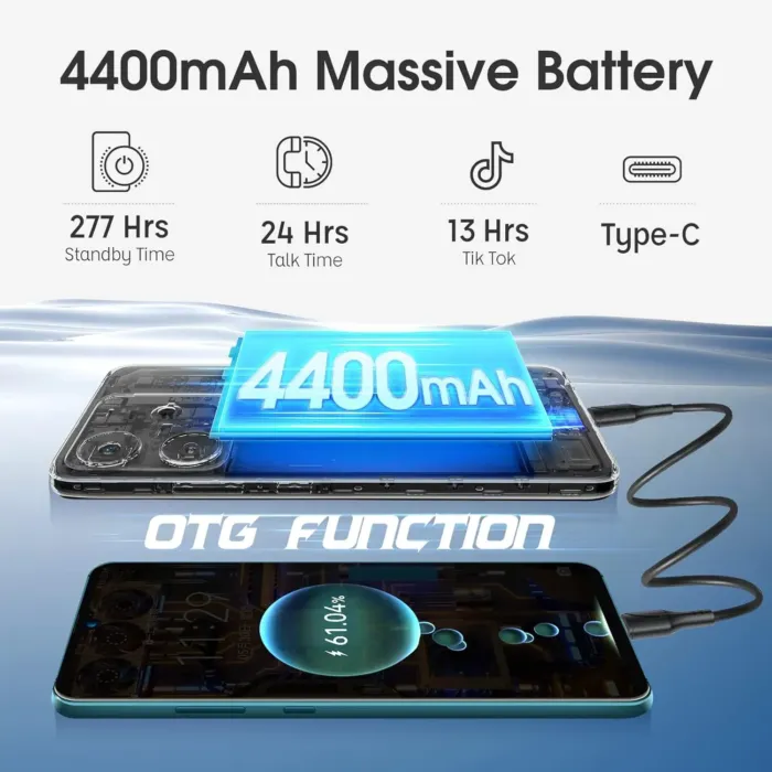 Ulefone Note 16 Pro (12GB+128GB) Unlocked Smartphone, Android 13 Cell Phone, 50MP Main Camera, 6.52” HD+ Waterdrop Screen, 8-Core Processor, 4400mAh, Dual 4G Unlocked Mobile Phone -Purple NFC Version - Image 8