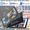 AWOW 10 inch Android 14 Tablet: 2025 8-Core CPU 8GB RAM 64GB ROM 1TB Expandable Widevine L1 Android Tablet 7000mAh Battery OTG IPS Face Recognition, Metal Body + Stand Case