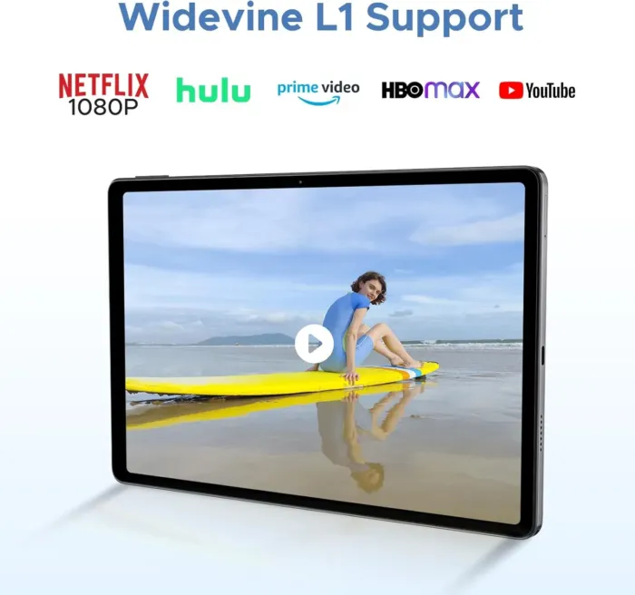DOOGEE U11 Pro Android 15 Tablet, 11 inch Tablet,30GB+256GB/2TB TF Octa-Core,90Hz Display, 8580mAh, Netflix 1080P, Bluetooth 5.0+5G WiFi,Widevine L1,13MP+5MP, Face ID/OTG - Image 9