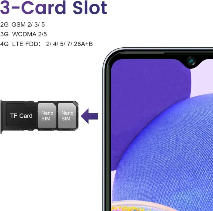 KXD 2024 A07 Unlocked Smartphone Under $100, 6.52" HD+ Display, 4500mAh Long Battery, 8GB+128GB, Dual SIM, Face ID, Android 12 – Budget Phone for Seniors & Teens - Image 9