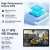 2025 Tablet Android 14 Tablets with 128GB ROM+18GB RAM, 1TB Expand, Powerful Octa-Core, WiFi 6, BT5.0, 6000mAh, Widevine L1, Black
