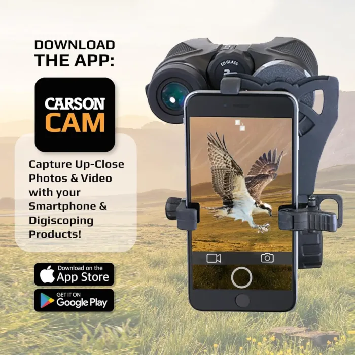 Carson HookUpz 2.0 Universal Smartphone Optics Digiscoping Adapter for Binoculars, Spotting Scopes, Telescopes, Microscopes, Monoculars and More (IS-200) - Image 3