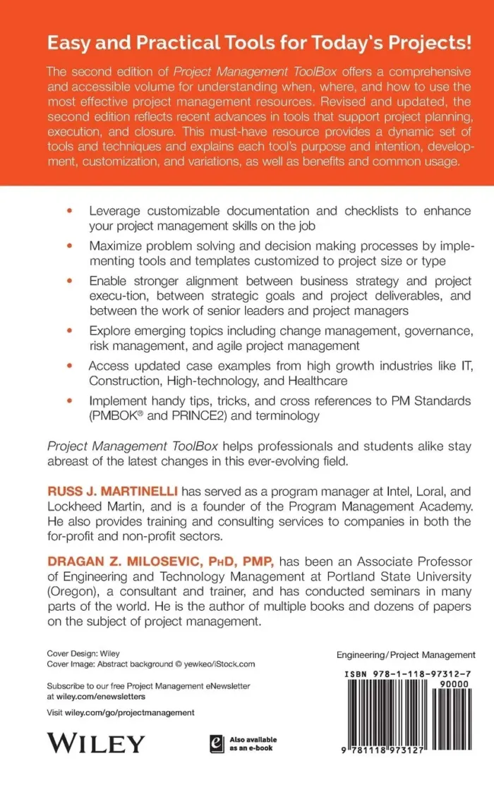 Project Management ToolBox: Tools and Techniques for the Practicing Project Manager - Image 3