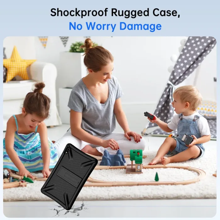 Android 14 Tablet 10.1 Inch,4G SIM Unlocked, Quad-Core CPU 2.0GHz,3GB+32GB, TF Expandable, IPS Display, 5G WiFi, Bluetooth 5.0,5MP+8MP Dual Cameras,5000mAh, GPS, Google Kids Space，Black case - Image 6