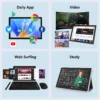 Tablet, Android 14 Tablet with 12GB (4+8) RAM 64GB ROM, Octa-Core Processor Tablets with Keyboard, Mouse, 10.1 Inch 1280 * 800 IPS Touch Screen, Dual Camera, WiFi 6, BT 5.4, 6000mAh Battery