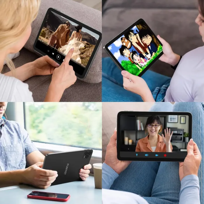 Android Tablet,10 inch Tablets 2025,8GB (4+4) RAM 128GB Storage (Expandable),Octa-Core Processor,HD Display,Dual Cameras,6000mAh Battery,GPS, Wi-Fi 5,Bluetooth 5.0,Incell Screen,Metal Shell - Image 9
