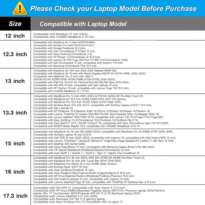 MOSISO Laptop Case 13.3 inch, 13-13.3 inch Laptop Sleeve Compatible with MacBook Air/Pro 13 / Pro 14, HP Dell ASUS Lenovo Notebook, Polyester Vertical Computer Sleeve Bag with Pocket, Black - Image 6
