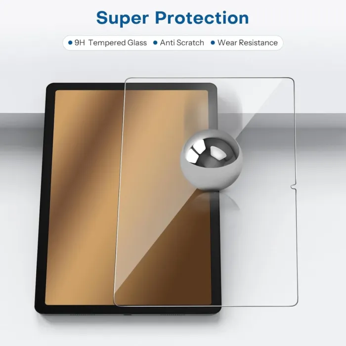 SPARIN 3 Pack Screen Protector for Samsung Galaxy Tab A9 Plus 11 Inch 2023, Tempered Glass Tablet Screen Protector for Galaxy Tab A9+ 5G (SM-X210/X216/X218), Case Friendly, Anti Scratch - Image 4