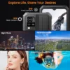 Blackview BV4800 Rugged Phone Unlocked, IP69K Waterproof Unlocked Smartphone, 4GB+32GB/SD 2TB, 6.56''HD+Display, 5180mAh Battery, 4G Dual SIM, 3 Card Slots, Glove Mode, Face ID, GPS,T-mobile Cellphone