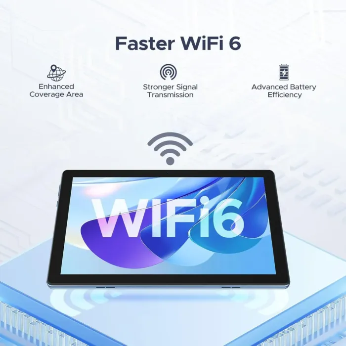 DOOGEE U10 10 inch Tablet with Keyboard, Android 15 Tablet 16GB+128GB/2TB Expand, 2.0GHz Quad Core Gaming Tablets,5060mAh,1280x800 IPS HD Touchscreen,WiFi 6,Dual Camera,BT5.0,Widevine L1,Purple - Image 8