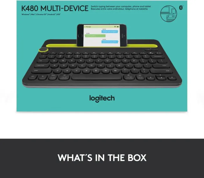 Bluetooth Multi-Device Keyboard K480 - Switch typing between your computer, phone, and tablet - Image 9