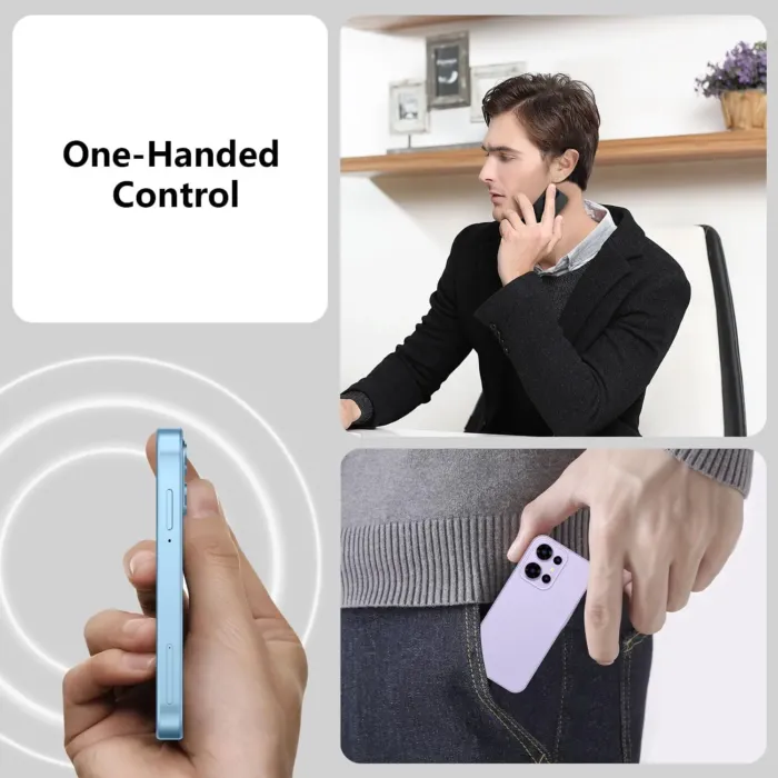 Mini Smartphone 4G Unlocked Small Smartphone with 4GB+64GB, 3.88" HD Full Screen, 2000mAh Battery,Dual SIM, Pocket Cellphone, Mini Phones for Kids, Best Gift for Kids - Pink - Image 7