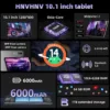 Android 14 Tablet 10.1 Inch, Octa-core, 10GB RAM 64GB ROM, 1TB Expansion, 800x1280 IPS HD Touchscreen, 6000mAh, 5MP + 8MP Dual Camera, 5G/2.4G WiFi, Bluetooth 5.0, GPS (Gray)