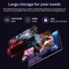 Android 14 Tablet 10.1 Inch, Octa-core, 10GB RAM 64GB ROM, 1TB Expansion, 800x1280 IPS HD Touchscreen, 6000mAh, 5MP + 8MP Dual Camera, 5G/2.4G WiFi, Bluetooth 5.0, GPS (Gray)