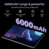 Android 14 Tablet 10.1 Inch, Octa-core, 10GB RAM 64GB ROM, 1TB Expansion, 800x1280 IPS HD Touchscreen, 6000mAh, 5MP + 8MP Dual Camera, 5G/2.4G WiFi, Bluetooth 5.0, GPS (Gray)
