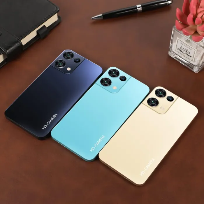 Cheap Mobile Phones, 5.0" IPS Display, Android 9.0, Dual SIM Dual Camera, Quad Core, 16GB ROM【Expandable up to 128GB】, Support WiFi/Bluetooth/FM, Face Unlocked Phones (Reno9pro-Gold) - Image 5