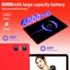 Android 14 Tablet 10.1 inch Tablets,20GB RAM 128GB ROM 1TB Expand,Octa-Core Processor,Dual Camera,WiFi 6,Bluetooth 5.0,6000mAh Long Battery Life with Keyboard/Mouse-Red