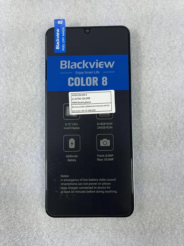 Blackview Color 8 Unlocked Phones, Octa-Core 16GB+128GB/SD 2TB Android Phones, 50MP Camera Mobile Phone, 6000mAh+18W, 6.75"HD+ 90Hz, 3 Card Slots, 4G Dual SIM Phone, Fingerprint ID, T-Mobile Cellphone - Image 9