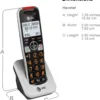 AT&T BL102-2 DECT 6.0 2-Handset Cordless Phone for Home with Answering Machine, Call Blocking, Caller ID Announcer, Audio Assist, Intercom, and Unsurpassed Range, Silver/Black